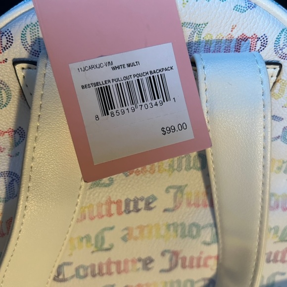White multi colour juicy couture bag. - Picture 3 of 3